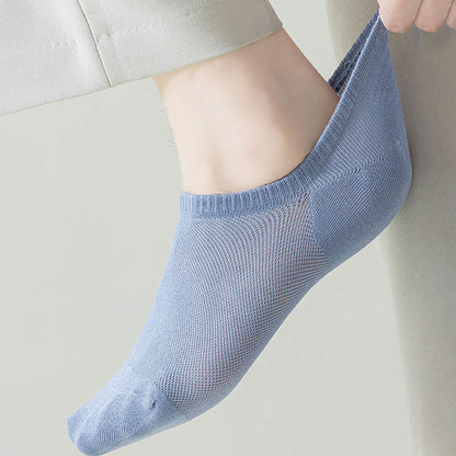 Sommerliche, einfarbige, unsichtbare Socken (7 Paar) - image 4