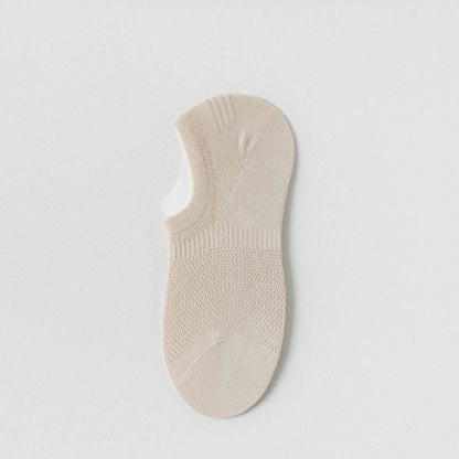 Sommerliche Mesh-No-Show-Socken (5 Paar) - Beige - EU38-44 (US5-10) - image 10
