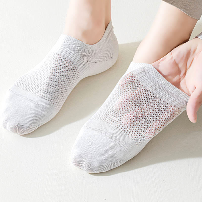 Sommerliche Mesh-No-Show-Socken (5 Paar) - image 2