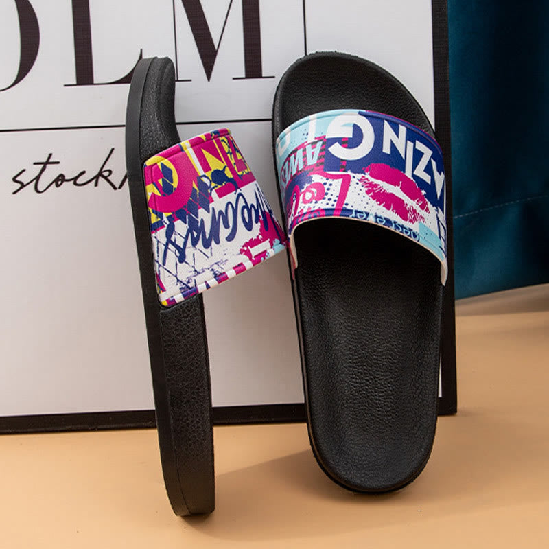 Graffiti-Slides in Übergröße (2 Paar)