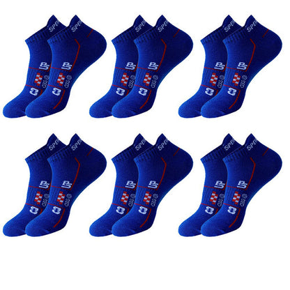 Belüftete Knöchel-Kompressionssocken aus Mesh in Übergröße (6 Paar) - Marineblau - EU38-45 (US5-11) - image 7