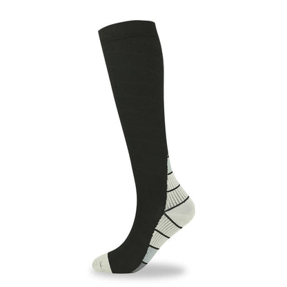 Kniehohe Kompressionsstrümpfe zum Radfahren (4 Paar) - Grau - S/M - image 4