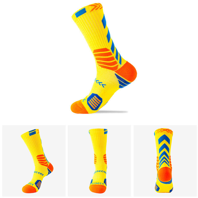 Farblich passende Viertel-Kompressionsstrümpfe in Übergröße (6 Paar) - Orange - EU38-44 (US5-10) - image 3