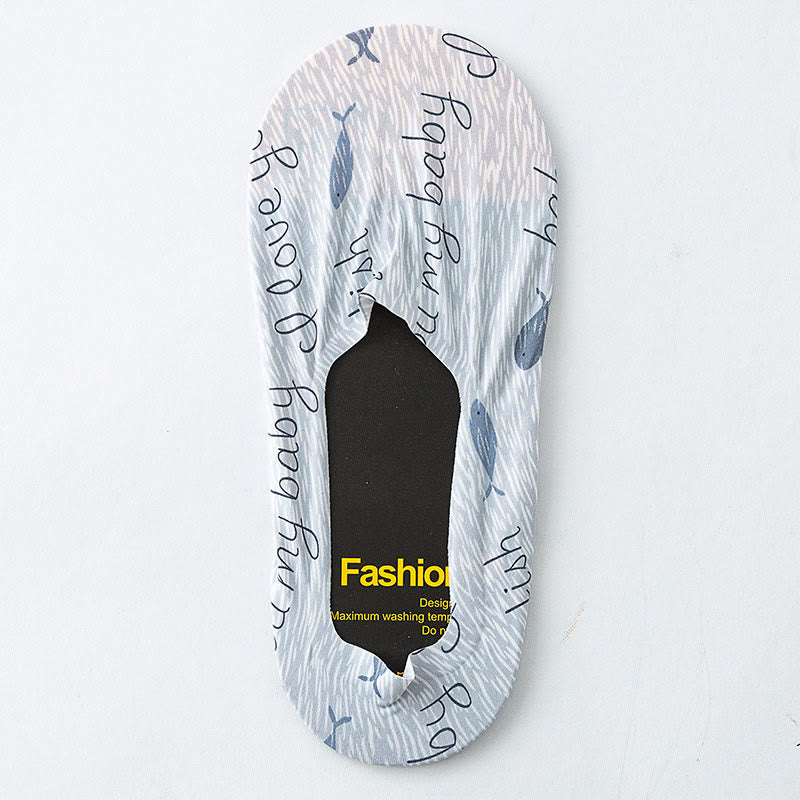 Unsichtbare Socken mit Tiermuster (5 Paar) - image 2