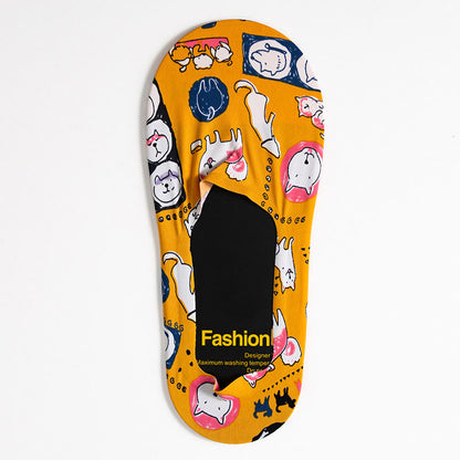 Unsichtbare Socken mit Tiermuster (5 Paar) - image 3