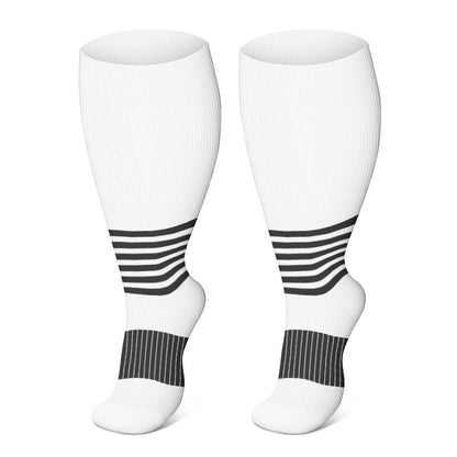 Kompressionsstrümpfe mit Polka-Dots in Übergröße - image 6