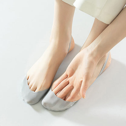 Einfarbige, gepolsterte Halbsocken (8 Paar) - image 2