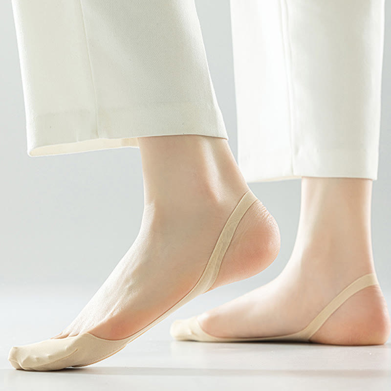 Einfarbige, gepolsterte Halbsocken (8 Paar) - image 6