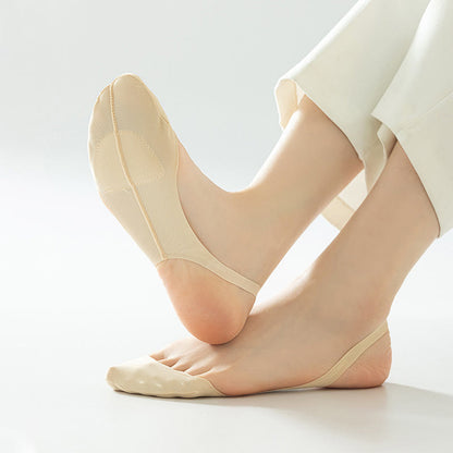 Einfarbige, gepolsterte Halbsocken (8 Paar) - image 1