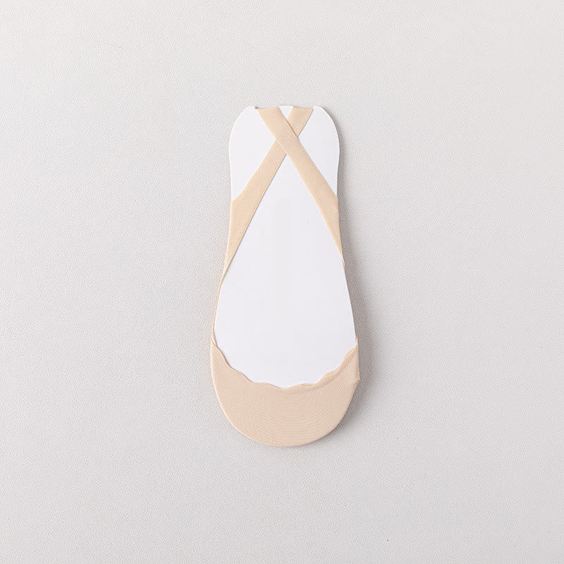 Einfarbige, gepolsterte Halbsocken (8 Paar) - Nackt - EU37-40 (US4-7) - image 12