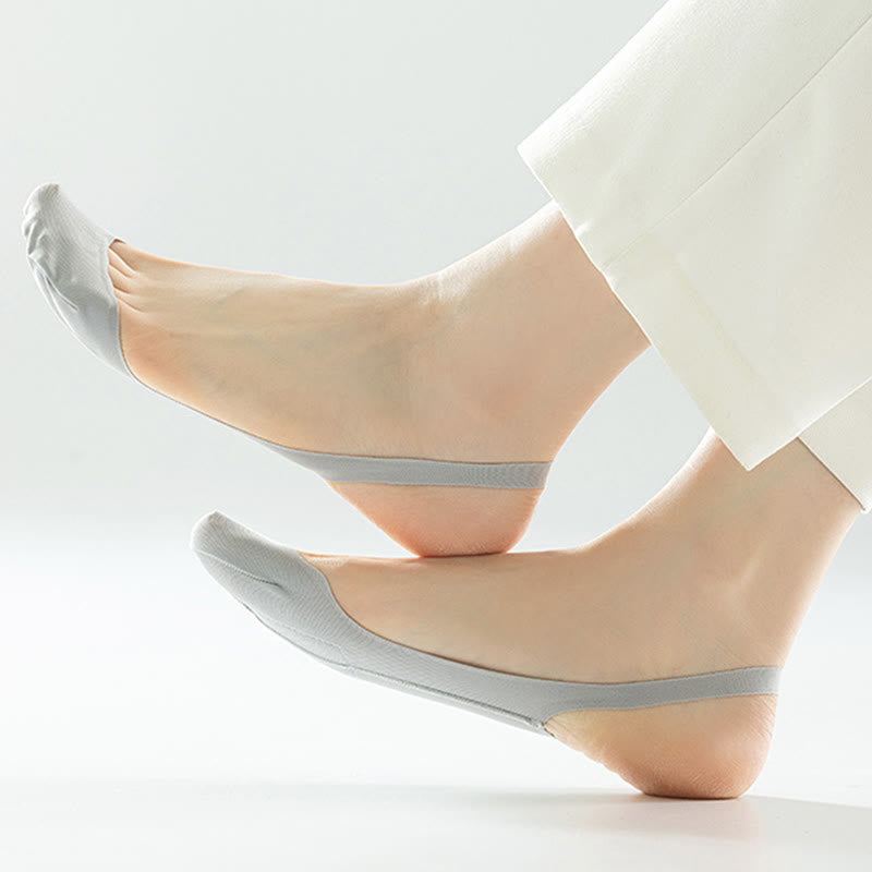 Einfarbige, gepolsterte Halbsocken (8 Paar) - image 4