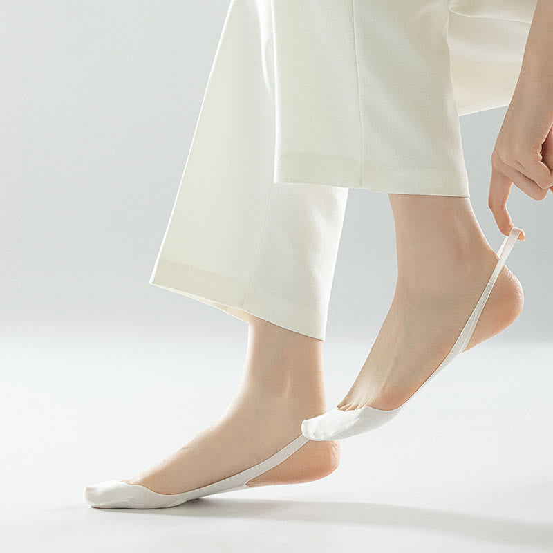 Einfarbige, gepolsterte Halbsocken (8 Paar) - image 5