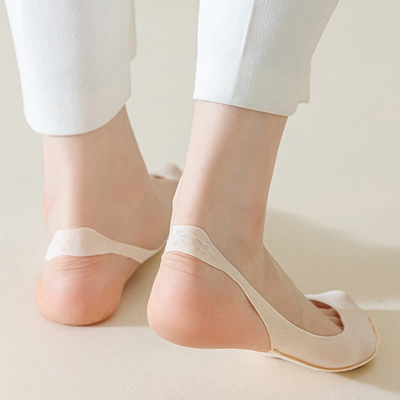 Gepolsterte, halbtransparente Sommersocken (6 Paar) - image 6