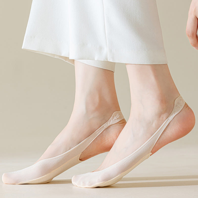 Gepolsterte, halbtransparente Sommersocken (6 Paar) - image 8