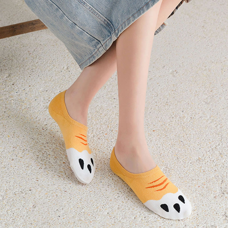 Socken mit Katzenpfotenabdrücken (5 Paar) - image 4