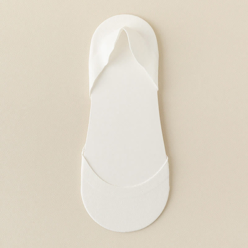 Ultraflache, unsichtbare Socken (5 Paar) - Weiß - EU37-40 (US4-7) - image 7