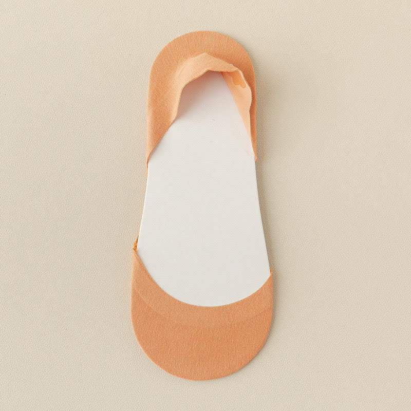 Ultraflache, unsichtbare Socken (5 Paar) - Orange - EU37-40 (US4-7) - image 15