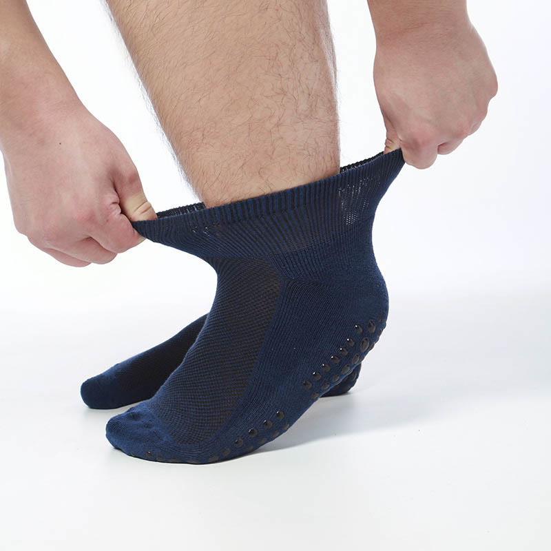 Dehnbare Knöchelsocken für Diabetiker in Übergröße (2 Paar) - Marineblau - EU40-45 (US7-11) - image 2
