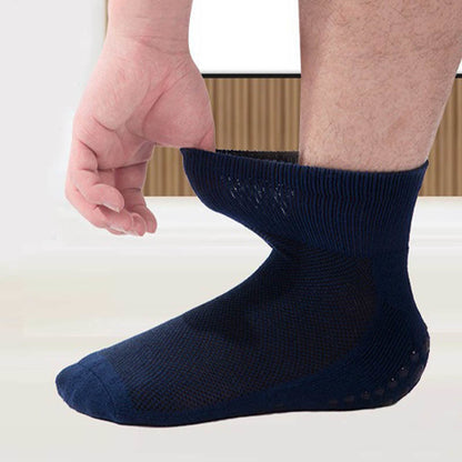 Dehnbare Knöchelsocken für Diabetiker in Übergröße (2 Paar)