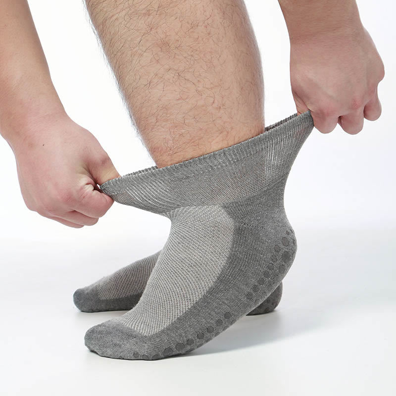 Dehnbare Knöchelsocken für Diabetiker in Übergröße (2 Paar) - Dunkelgrau - EU40-45 (US7-11) - image 5