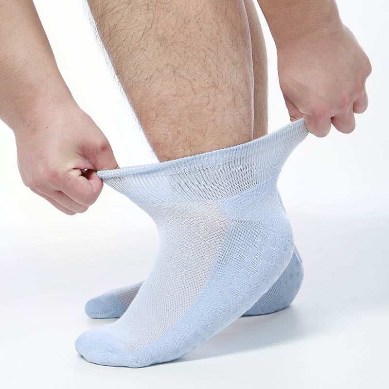 Dehnbare Knöchelsocken für Diabetiker in Übergröße (2 Paar) - Hellblau - EU40-45 (US7-11) - image 4
