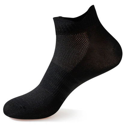 Elastische Knöchel-Kompressionssocken aus Netzstoff in Übergröße (6 Paar) - Schwarz - EU40-44 (US7-10) - image 6