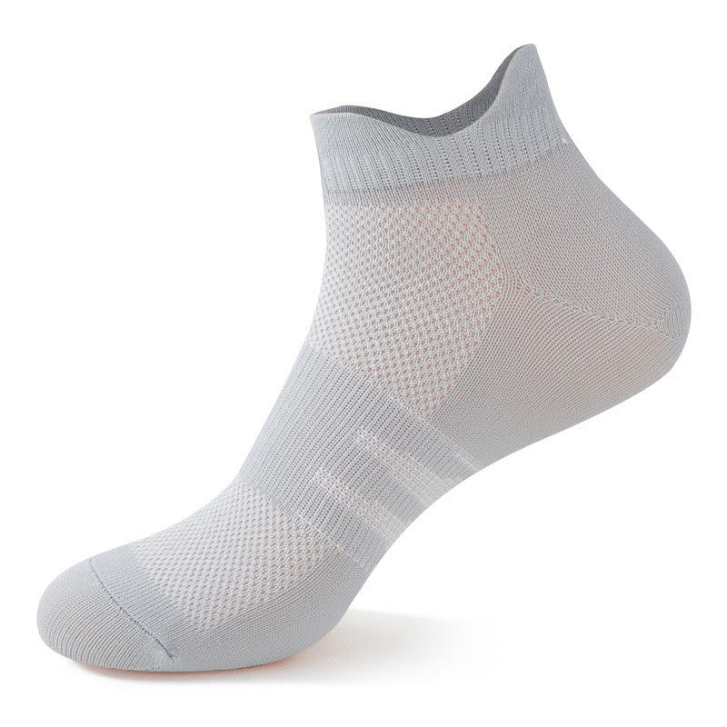 Elastische Knöchel-Kompressionssocken aus Netzstoff in Übergröße (6 Paar) - Grau - EU40-44 (US7-10) - image 5