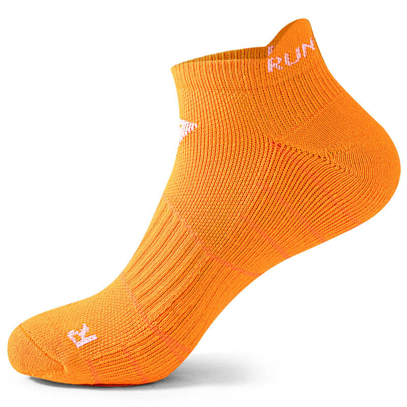 Rutschfeste, weiche Kompressionssocken in Übergröße für den Knöchel (4 Paar) - Orange - EU40-45 (US7-11) - image 7