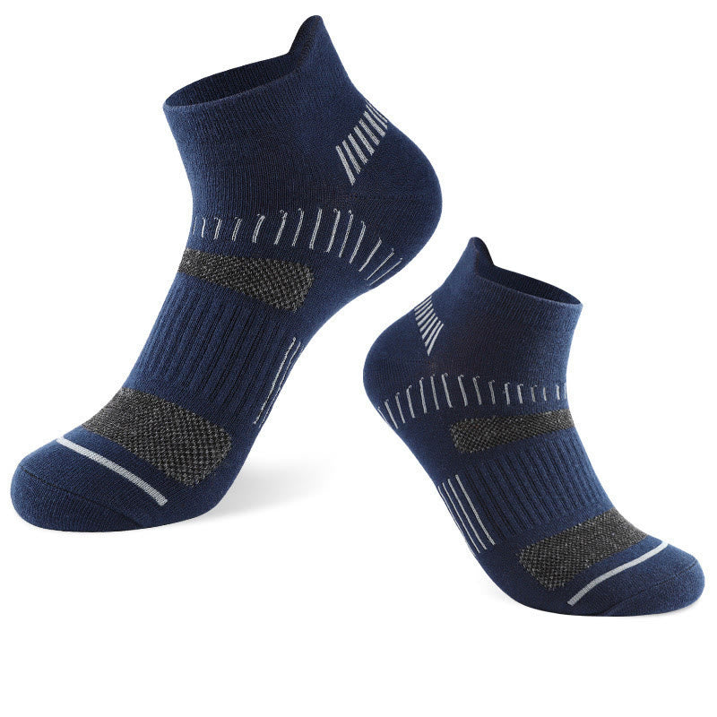 Knöchel-Kompressionssocken in klassischer Farbe in Übergröße (5 Paar) - Marineblau - EU40-46 (US7-12) - image 9
