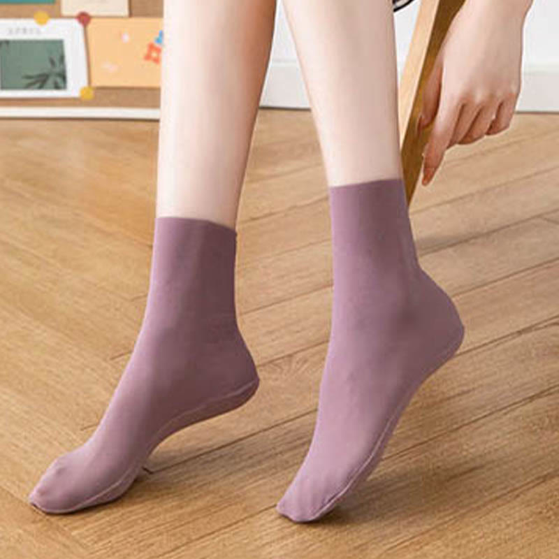 Viertelsocken aus Eisseide in Übergröße (8 Paar)