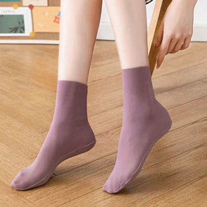 Viertelsocken aus Eisseide in Übergröße (8 Paar)