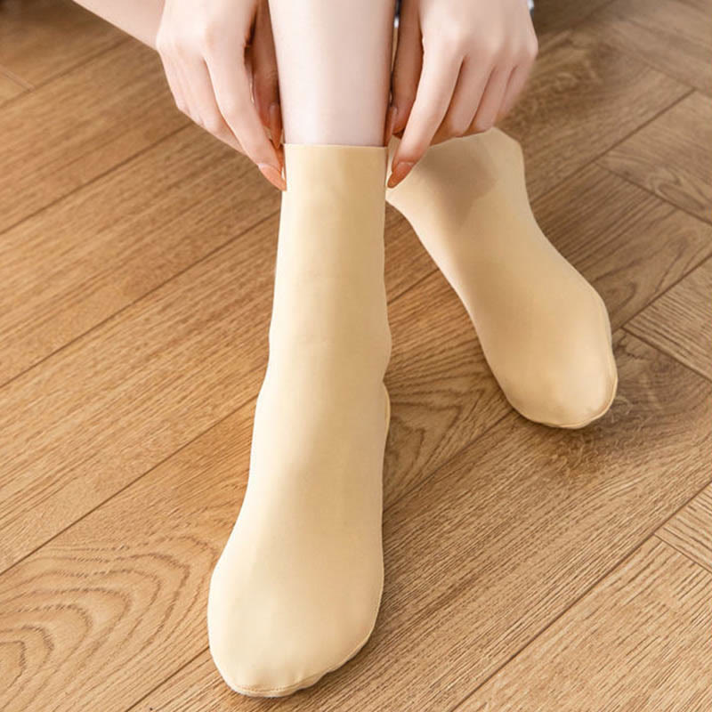 Viertelsocken aus Eisseide in Übergröße (8 Paar)