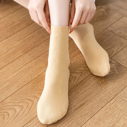 Viertelsocken aus Eisseide in Übergröße (8 Paar)