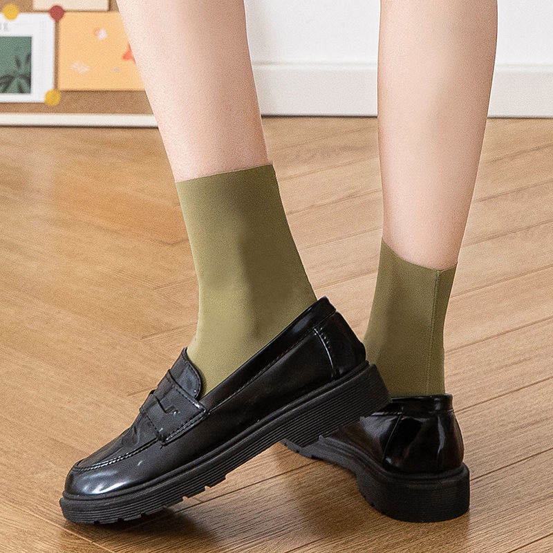 Viertelsocken aus Eisseide in Übergröße (8 Paar)