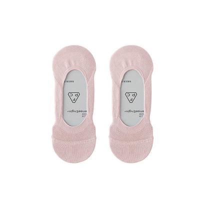 Sommerliche, unsichtbare Socken aus Eisseide (6 Paar) - Rosa - EU37-40 (US4-7) - image 8