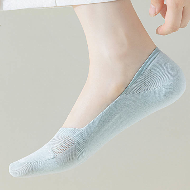 Sommerliche, unsichtbare Socken aus Eisseide (6 Paar) - image 6