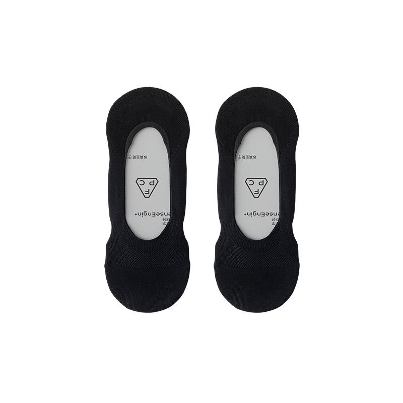 Sommerliche, unsichtbare Socken aus Eisseide (6 Paar) - Schwarz - EU37-40 (US4-7) - image 11