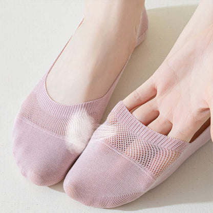 Sommerliche, unsichtbare Socken aus Eisseide (6 Paar) - image 1