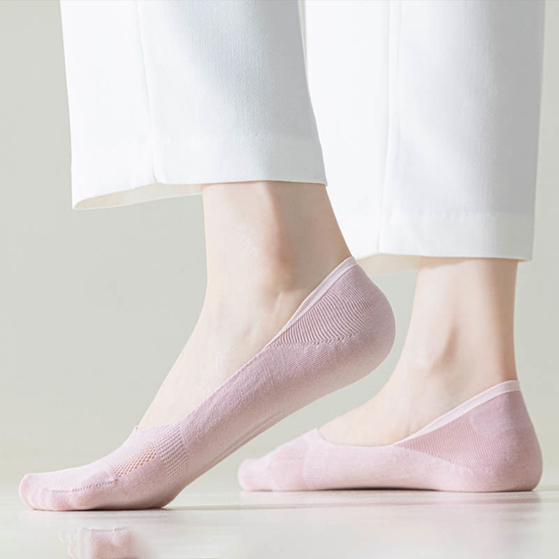 Sommerliche, unsichtbare Socken aus Eisseide (6 Paar) - image 4