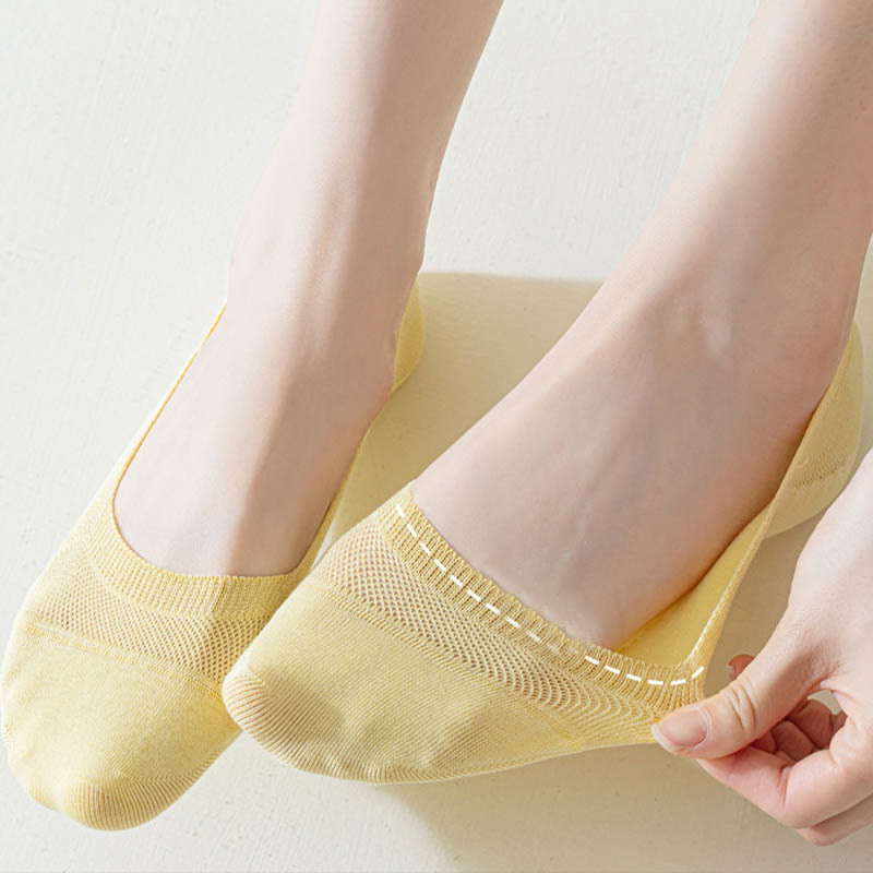 Sommerliche, unsichtbare Socken aus Eisseide (6 Paar) - image 3