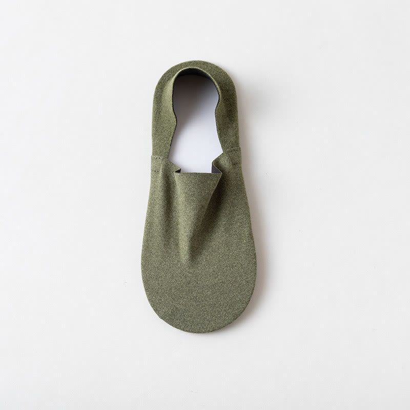 Atmungsaktive, weiche, unsichtbare Socken (5 Paar) - Dunkelgrün - EU37-40 (US4-7) - image 13