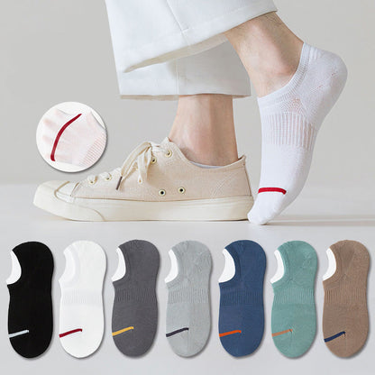 Sommerliche Mesh-No-Show-Socken (7 Paar) - Mehrfarbig - EU39-44 (US6-10) - image 0
