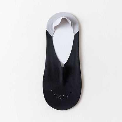 Atmungsaktive, unsichtbare Socken aus Eisseide (6 Paar) - Grau - EU39-44 (US6-10) - image 8