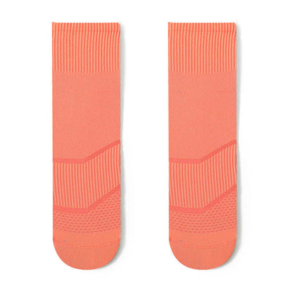 Modische Viertel-Kompressionssocken in Übergröße (4 Paar) - Orange - EU44-50 (US10-15) - image 11
