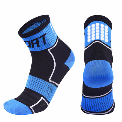 Neue Sport-Viertel-Kompressionssocken in Übergröße (5 Paar) - Blau - EU40-44 (US7-10) - image 11