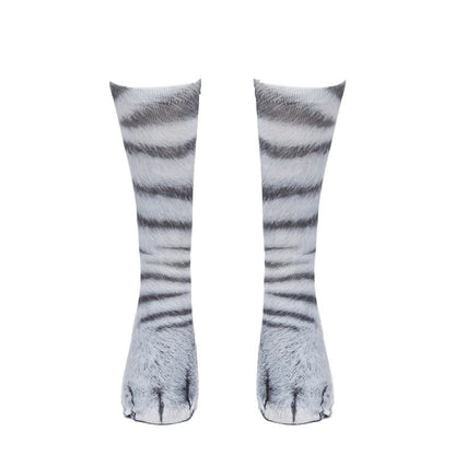 Katzenpfoten-Socken (3 Paar) - Weiß - EU38-44 (US5-10) - image 6