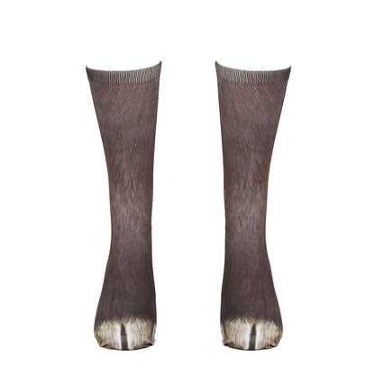 Socken mit Schweine-, Esel- und Pferdemotiven (3 Paar) - image 5