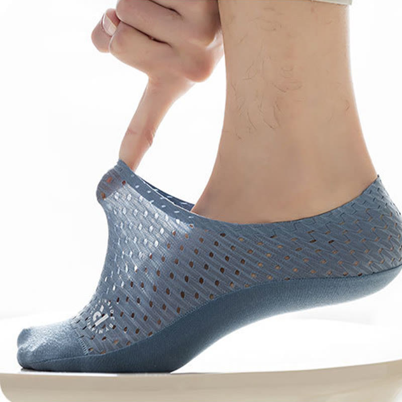Unsichtbare Socken aus Mesh in Unifarben (6 Paar) - image 1