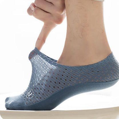 Unsichtbare Socken aus Mesh in Unifarben (6 Paar) - image 1
