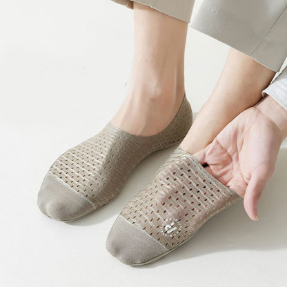 Unsichtbare Socken aus Mesh in Unifarben (6 Paar) - image 5